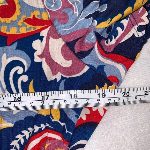 Lefties NWT Wrap Style Floral Dress Size XXL Colorful Short Sleeve Summer Dress - Picture 12 of 12